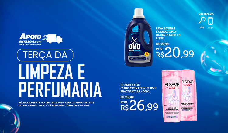 Terça da Limpeza e Perfumaria
